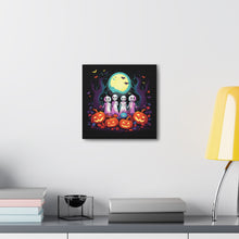 DistinctInk Canvas Wall Art with Exploring the Unknown for Halloween LGBTQ+ Pride