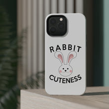 DistinctInk ToughCase for Apple iPhone, Compatible with MagSafe Charging - Rabbit Cuteness - Bunny Ears