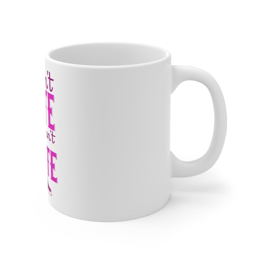 Glossy White Coffee / Tea Mug - We Can't Date If You Don't Skate, view 3