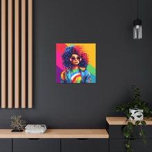 DistinctInk Canvas Wall Art with Living a Full Life for LGBTQ+ Pride