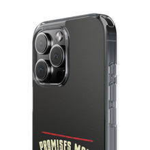 DistinctInk Hybrid (Acrylic/TPU) Clear Slim Fit Case for Apple iPhone | Trump: Promises Made, Promises Kept - Conservative