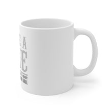 DistinctInk Glossy White Coffee / Tea Mug - I Ride Bike - Sports Only Require 1 Ball
