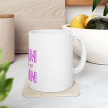DistinctInk Glossy White Coffee / Tea Mug - Too Glam to Give a Damn