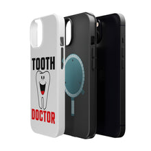 DistinctInk ToughCase for Apple iPhone, Compatible with MagSafe Charging - Tooth Doctor Dentist