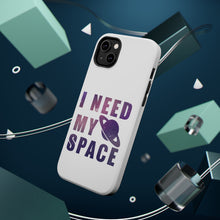 DistinctInk ToughCase for Apple iPhone, Compatible with MagSafe Charging - I Need My Space - Astronomy