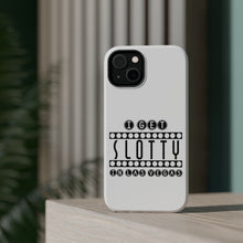 DistinctInk ToughCase for Apple iPhone, Compatible with MagSafe Charging - I Get SLOTTY in Las Vegas