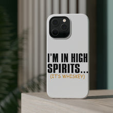DistinctInk ToughCase for Apple iPhone, Compatible with MagSafe Charging - I'm in High Spirits (It's Whiskey)