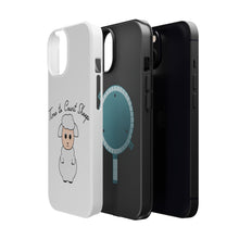 DistinctInk ToughCase for Apple iPhone, Compatible with MagSafe Charging - Time to Count Sheep - Lamb