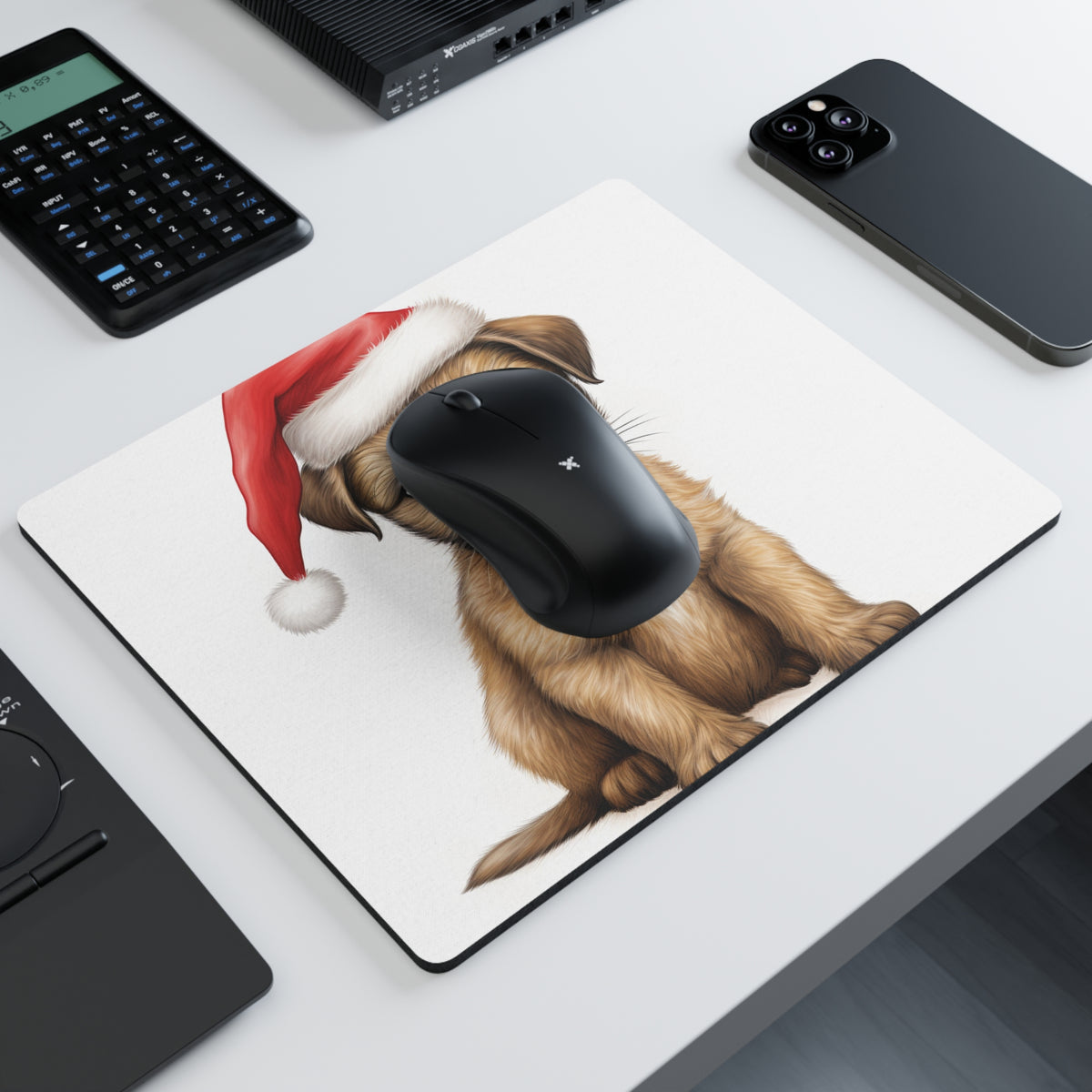 Mouse Pad - Border Terrier Puppy Drawing, view 2