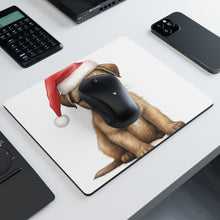 DistinctInk Mouse Pad - 1/4" Foam Rubber - Border Terrier Puppy Drawing