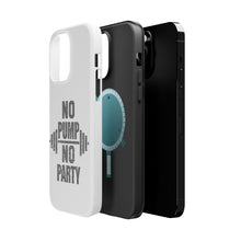 DistinctInk ToughCase for Apple iPhone, Compatible with MagSafe Charging - No Pump No Party Weights