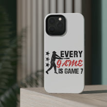 DistinctInk ToughCase for Apple iPhone, Compatible with MagSafe Charging - Baseball Every Game is Game 7