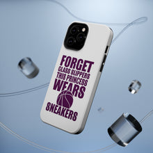 DistinctInk ToughCase for Apple iPhone, Compatible with MagSafe Charging - Forget Glass Slippers Princess Wears Sneakers
