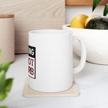 DistinctInk Glossy White Coffee / Tea Mug - Twerking Do Not Disturb