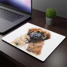 DistinctInk Mouse Pad - 1/4" Foam Rubber - Leonberger Puppy Drawing