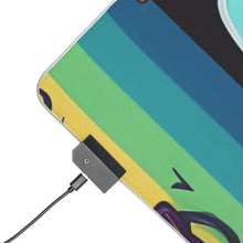 DistinctInk LED Gaming Mouse Pad with The Enduring Beauty of Writing Design for Halloween  LGBTQ+ Pride