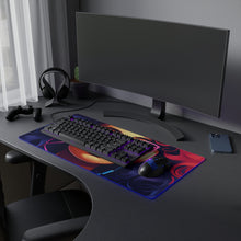DistinctInk LED Gaming Mouse Pad with Living a Full Life Design for LGBTQ+ Pride