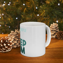 DistinctInk Glossy White Coffee / Tea Mug - Life Is Simple Eat Sleep Swim