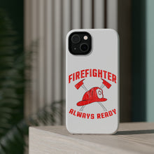 DistinctInk ToughCase for Apple iPhone, Compatible with MagSafe Charging - Firefighter - Always Ready