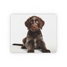 DistinctInk Mouse Pad - 1/4" Foam Rubber - German Wirehaired Pointer Puppy