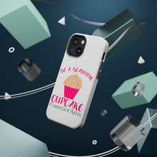 DistinctInk ToughCase for Apple iPhone, Compatible with MagSafe Charging - Be a Beautiful Cupcake in a World of Muffins