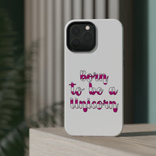 DistinctInk ToughCase for Apple iPhone, Compatible with MagSafe Charging - Born to be a Unicorn