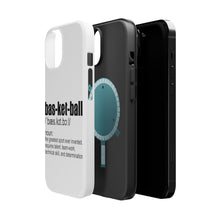 DistinctInk ToughCase for Apple iPhone, Compatible with MagSafe Charging - Basketball Definition Greatest Sport