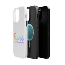 DistinctInk ToughCase for Apple iPhone, Compatible with MagSafe Charging - Nurse An Art of Compassion