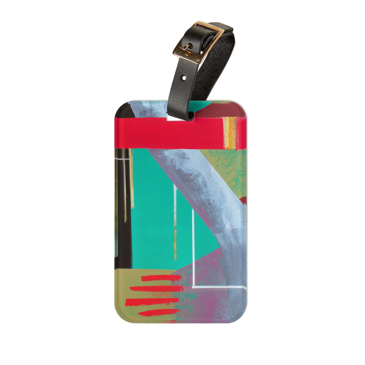 Mia Kastillo - Mid-Century Modern Design Printed on a Custom Luggage Tag