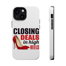 DistinctInk ToughCase for Apple iPhone, Compatible with MagSafe Charging - Closing Deals in High Heels