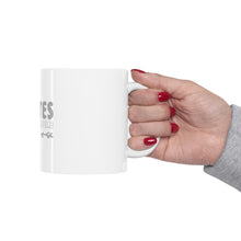 DistinctInk Glossy White Coffee / Tea Mug - Pilates Best With Caffeine