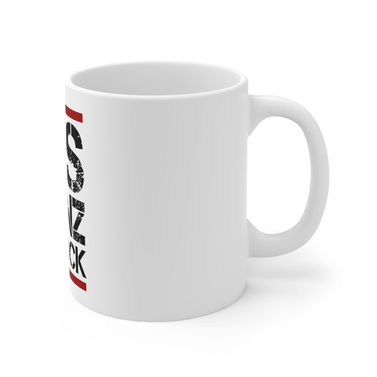 Glossy White Coffee / Tea Mug - It's Gainz O'Clock Working Out, view 3