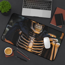 DistinctInk Desk Mat with Skellington's Spooky Soiree Design for Halloween