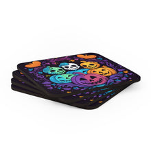 DistinctInk (Set of 4) Corkwood Coasters with Creating Lasting MemoriesDesign for Halloween LGBTQ+ Pride