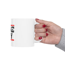 DistinctInk Glossy White Coffee / Tea Mug - Game Day