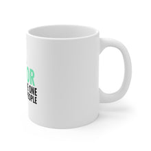 DistinctInk Glossy White Coffee / Tea Mug - I'm a Doctor But Not The One That Helps People