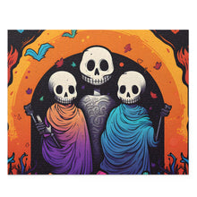 DistinctInk Jigsaw Puzzle with The Paths We Choose Design for Halloween  LGBTQ+ Pride
