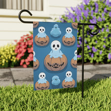 DistinctInk Garden & House Banner / Flag with Ghost Skeleton Pumpkin Pattern Design for Halloween