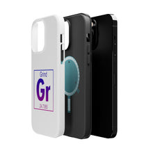 DistinctInk ToughCase for Apple iPhone, Compatible with MagSafe Charging - Entrepreneur Grind GR Element