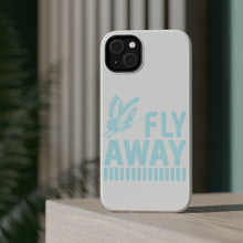 DistinctInk ToughCase for Apple iPhone, Compatible with MagSafe Charging - Fly Away - Butterfly Blue