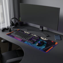 DistinctInk LED Gaming Mouse Pad with The Paths We Choose Design for Halloween  LGBTQ+ Pride