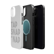 DistinctInk ToughCase for Apple iPhone, Compatible with MagSafe Charging - Tap Snap or Nap
