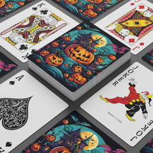 DistinctInk Playing / Poker Cards with Trick or Treat Parade Design for Halloween