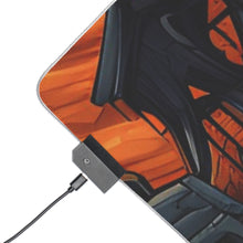 DistinctInk LED Gaming Mouse Pad with Darkness Falls on Halloween Design for Halloween