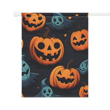DistinctInk Garden & House Banner Flag with Nightly Fright of Bats and Ghouls Design for Halloween