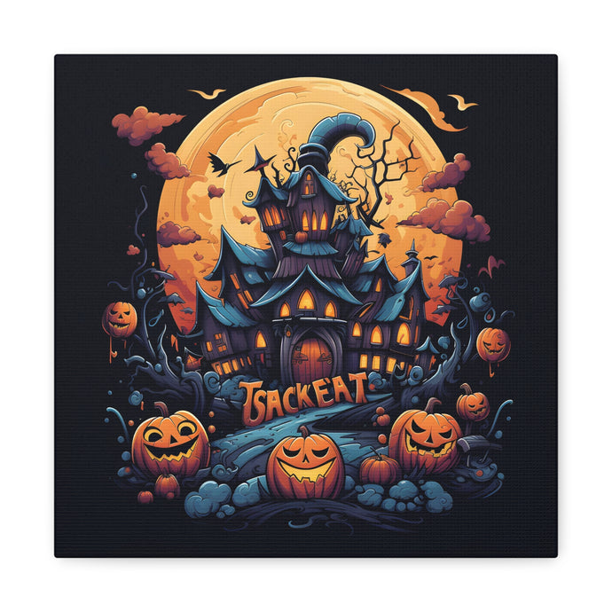 DistinctInk Canvas Wall Art with Spooky Sweet Treats for Halloween