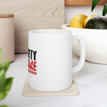DistinctInk Glossy White Coffee / Tea Mug - Intensity Isn't A Perfume