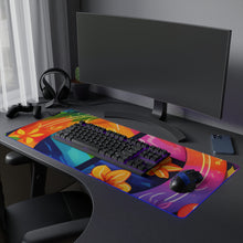 DistinctInk LED Gaming Mouse Pad with The Road to Fulfillment Design for LGBTQ+ Pride