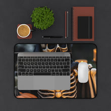DistinctInk Desk Mat with Skellington's Spooky Soiree Design for Halloween