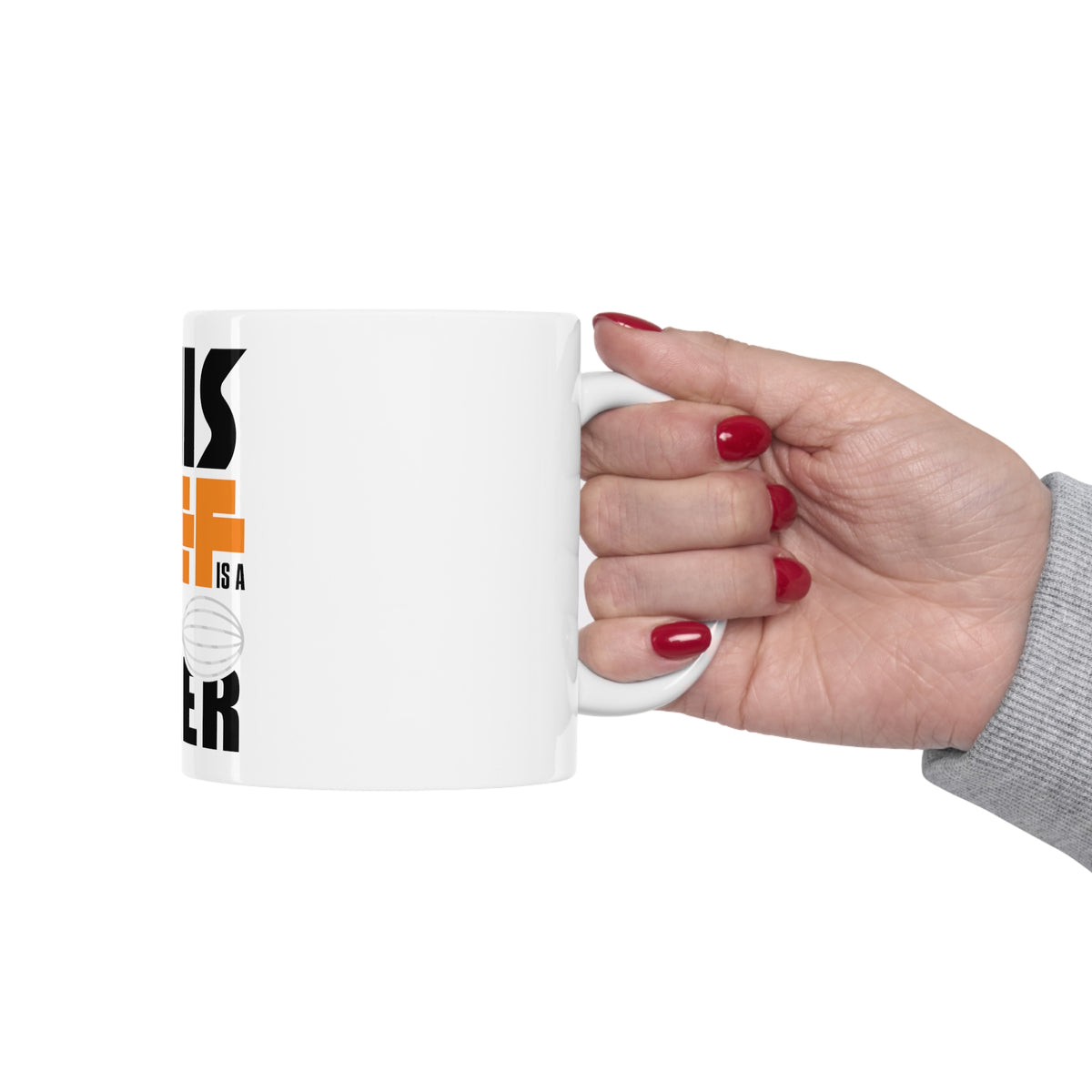 Glossy White Coffee / Tea Mug - This Chef is a Whisk Taker, view 12